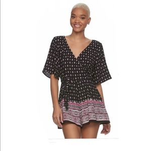 NWOT Low V-Neck Romper